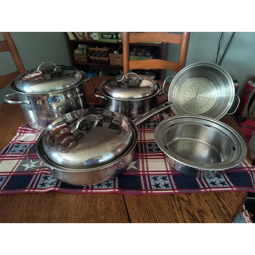 belgique stainless steel cookware set